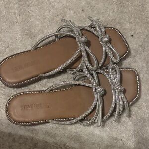 Steve Madden Rhinestone Embellished Sandals